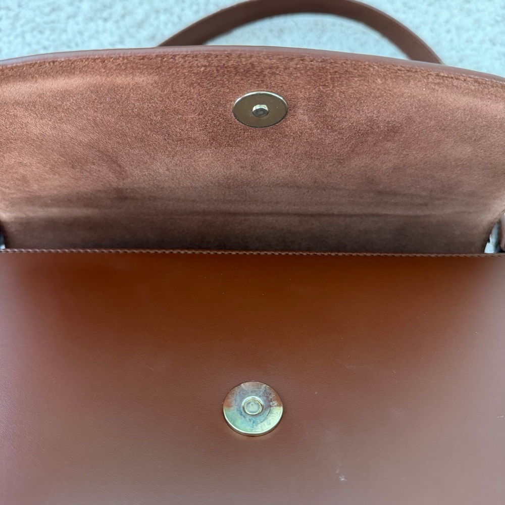 A.P.C. Dark Brown Leather Shoulder Bag - Picture 6 of 8